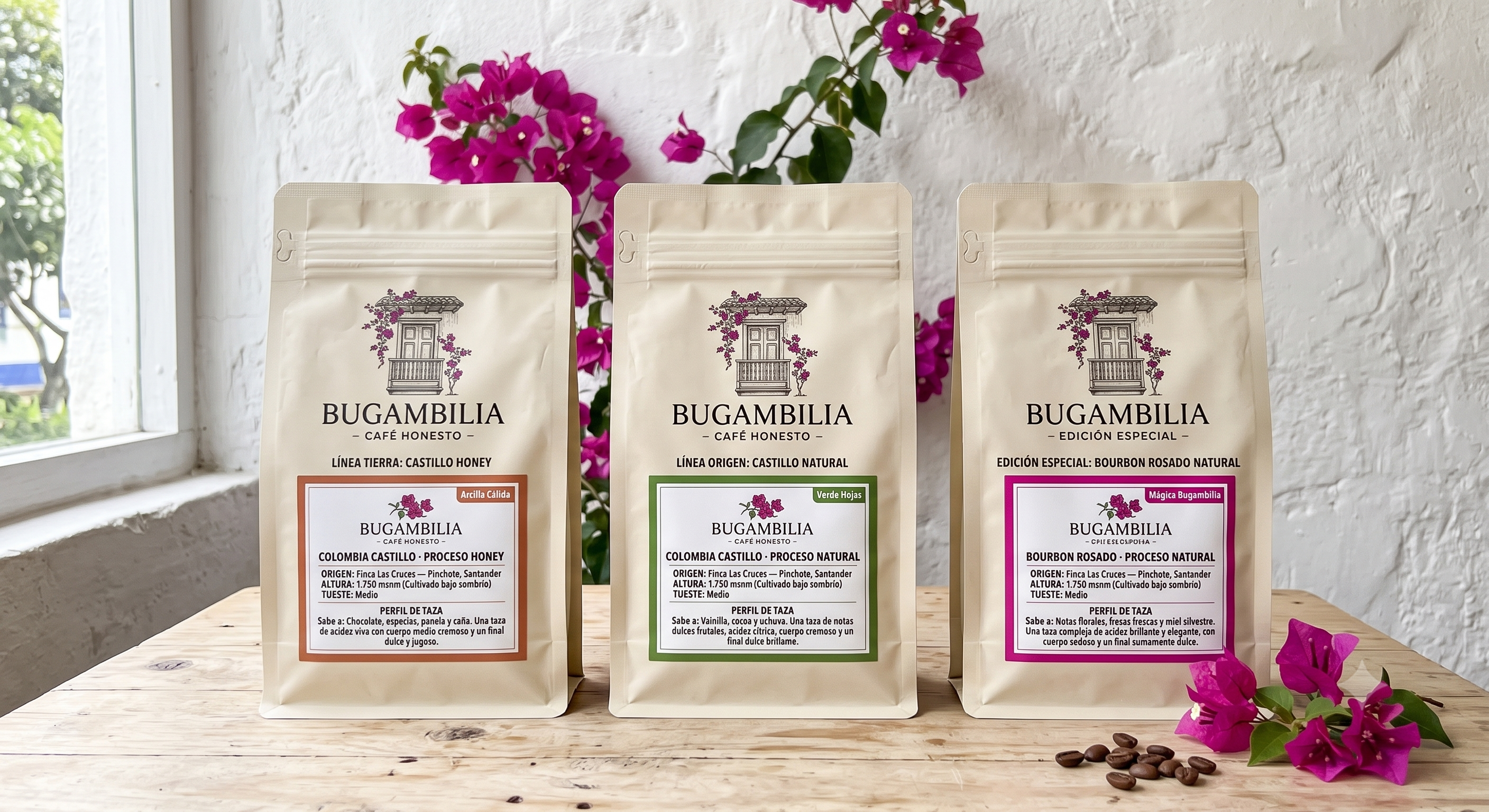 Bolsa de cafe Bugambilia Castillo Honey